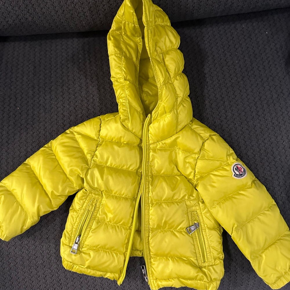 Moncler Lime Green Puffer Jacket